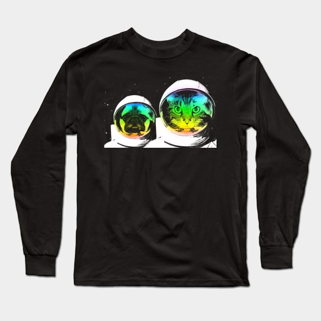 Cutest Astronaut in Space Long Sleeve T-Shirt by clingcling